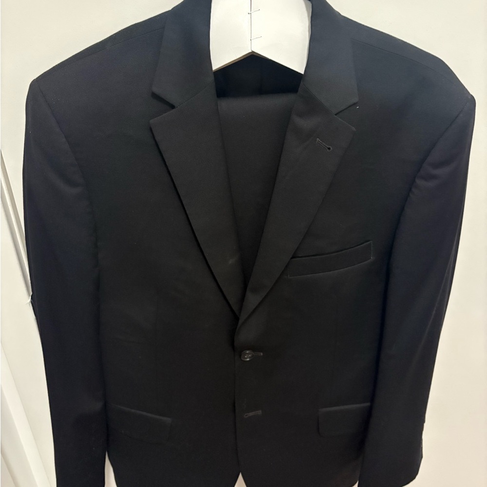 2 Jos. A. Bank Suits (Black/Gray)